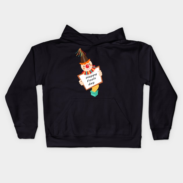 April fools day Kids Hoodie by Best buy